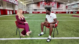 EXCLUSIVE: Sitting down with Quincy Rhodes Jr. ahead of senior season with Arkansas