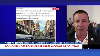 Toulouse: Police officers attacked with a knife were "slightly injured"