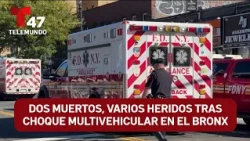 Two dead, several injured after multi-vehicle crash in The Bronx