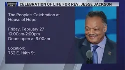 Memorial services for Rev. Jesse Jackson announced