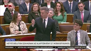 Érkezik a 17. alaptörvény-módosítás - HírTV