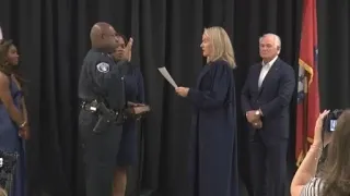 Hayward Finks sworn in as North Little Rock’s police chief, outlines priorities for department