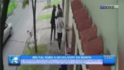 BRUTAL ROBO A UN DELIVERY EN MORÓN