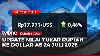 Update Kurs Rupiah 24 Juli 2026 | Kabar Siang