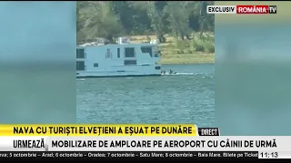 Swiss Cruise Ship Runs Aground on the Danube