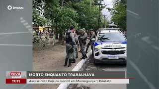 Man murdered while working in Maranguape 1, Paulista