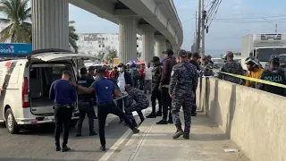 Motorcyclist shot and killed while driving at kilometer 14 of the Duarte Highway