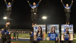 Oak Creek High School cheer prepares for another state title bid