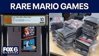 Rare Super Mario games found in Wisconsin | FOX6 News Milwaukee
