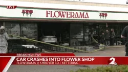 Car crashes into Kettering flower shop