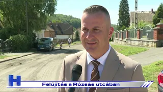 Felújítás a Rózsás utcában - ZTV Híradó 2026. augusztus 27.