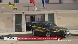 03 AGOSTO 2026 - FOGGIA - AUTORICICLAGGIO CON I GIOCHI ONLINE: SEQUESTRI PER 150MILA EURO