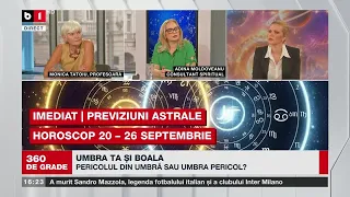 360 de GRADE cu ALINA BĂDIC. HOROSCOP săpt.20-26 sept. 2026.Invitate:M.Tatoiu. și A. Moldoveanu P2/3