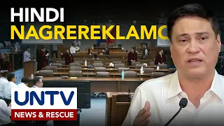 Sen. Zubiri, iginiit na hindi nagrereklamo sa dami ng trabaho; naghahayag lang ng damdamin