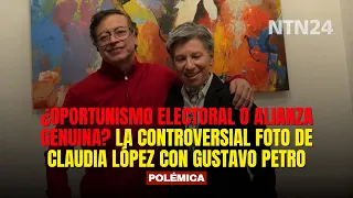 ELECTORAL OPPORTUNISM OR A GENUINE ALLIANCE? The controversial photo of Claudia López with Gustav...