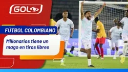 Sebastián Valencia, la magia de Millonarios en los tiros libres ⚽️?⚪️