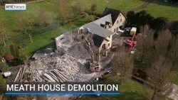 В графстве Мит ведутся работы по сносу дома, построенного без разрешения | Новости RTÉ