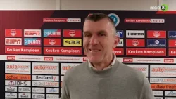 Marinus Dijkhuizen na De Graafschap - Dordrecht: 'Soms zit het tegen, vandaag zat het mee'