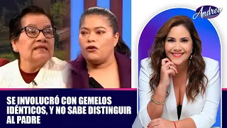 Se involucró con gemelos idénticos, y no sabe distinguir al padre | Andrea