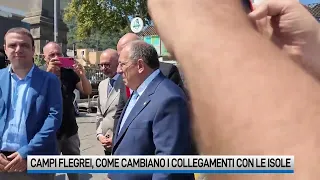 Campi Flegrei, collegamenti con le isole: mezzi pesanti partono da Napoli