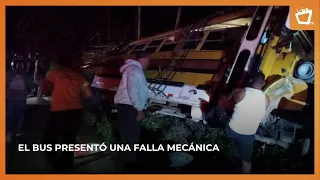Ten passengers injured in traffic accident in Río Blanco