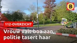 Politie tasert vrouw en lost waarschuwingsschot in park Breda | 112-overzicht