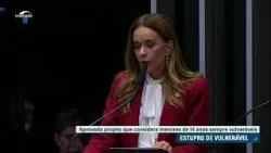 Aprovada vulnerabilidade absoluta de menores de 14 anos em casos de estupro Aprovada vulnerabilidade absoluta de menores de 14 anos em casos de estupro