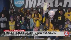 Друзья и семья воссоединились с уроженцем Ниагара-Фоллс после победы Мичигана.
