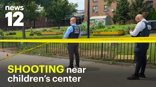 Man shot steps from Bronx kids center; gunmen escape on lime-green scooter