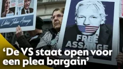 'Het gaat niet goed met z'n gezondheid, daarom zie je Assange ook niet in de rechtbank'