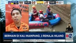 Dua Remaja Hanyut Terbawa Arus Saat Bermain di Kali Mampang Jakarta