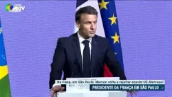 Mercosul e União Europeia: Macron defende revisão de acordo