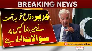 Khawaja Asif Raises Questions Over Mir Raza Case | Major Statement | Breaking News