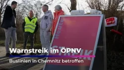Warnstreik im ÖPNV - Buslinien in Chemnitz betroffen Warnstreik im ÖPNV - Buslinien in Chemnitz betroffen