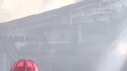 Garage fire in northeast Lincoln