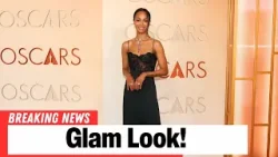 Zoë Saldaña Shines in Stunning Look at the Academy Awards