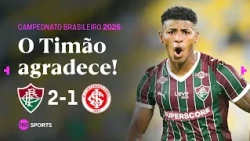 FLUZÃO MARCA NOS ACRÉSCIMOS E COLA NO G-4! FLUMINENSE 2X1 INTERNACIONAL