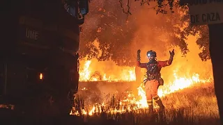 El incendio de Madrid amenaza El Escorial y una base de la NASA