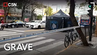 FATAL ACCIDENT in RECOLETA: bus struck a pedestrian