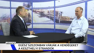 Egész évben várják a keszthelyi strandok a vendégeket