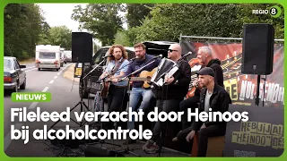 Heinoos maken feestje van file door alcoholcontrole na Zwarte Cross