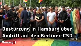 After Berlin CSD attack: 800 participants at rally in Hamburg