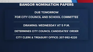 Bangor City Council, School Committee nomination papers due Tuesday