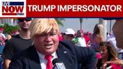Trump impersonator makes appearance at Daytona rally