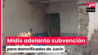 MIDIS bolsters aid for Junín earthquake victims with psychological support and early social payments