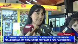 ALEJANDRA CRESPO: ASSISTANCE POINT FOR PEOPLE WITH DISABILITIES AT THE ESQUEL TERMINAL