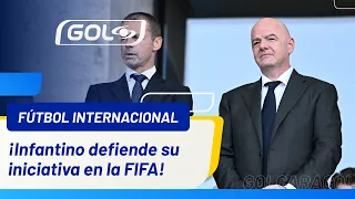 Gianni Infantino speaks out following criticism of his new FIFA project