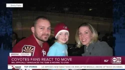 Longtime Coyotes fans reminisce about team after attending final game before Coyotes' move to Utah