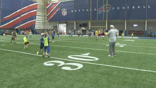 Annual Jim Kelly football camp brings out over 600 youth football athletes