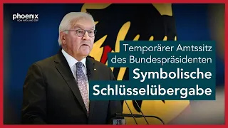 Symbolische Schlüsselübergabe für den temporären Amtssitz: Ansprache von Bundespräsident Steinmeier